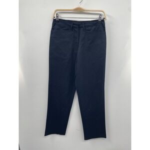 Cintas Susan Fit Pants Women's 0 Reg Navy Flat Front Straight Chino Classic NWT